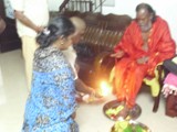 Devotee padha Pooja to SwamyJee